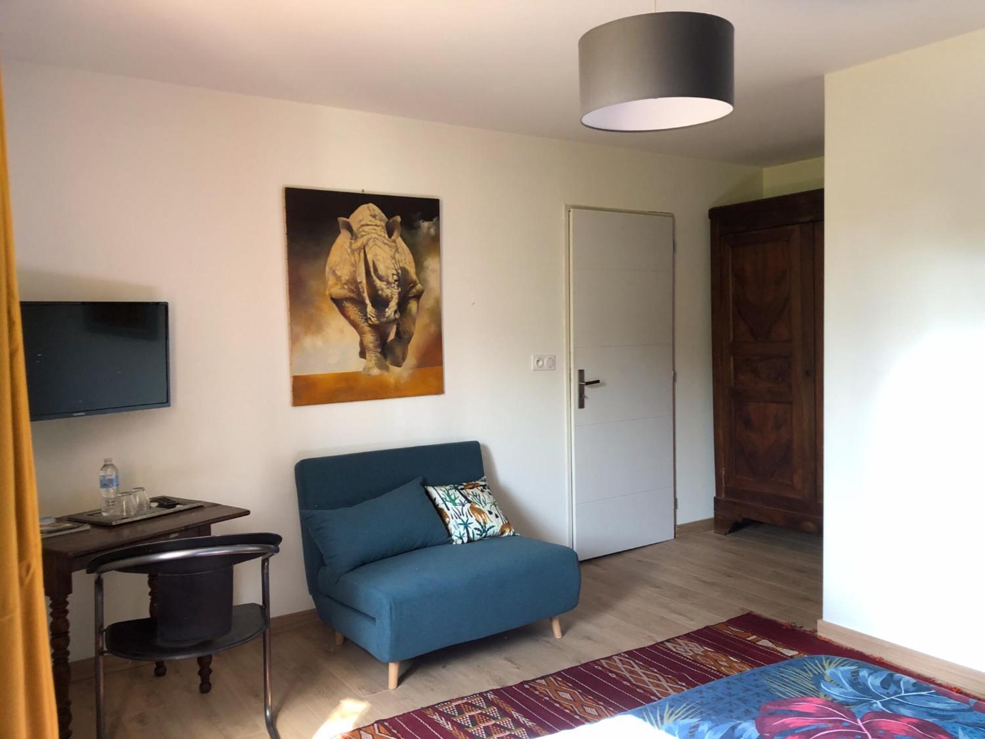 Chambre Sur Une Ile Saint-Bonnet-de-Rochefort Bagian luar foto